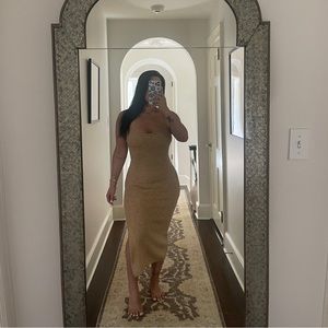 Zara knit chain detail dress